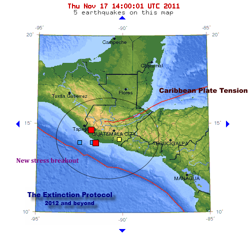 Un terremoto en Haití, los enjambres en las Islas Vírgenes, Puerto Rico, la tensión se monta en la placa del Caribe G-1