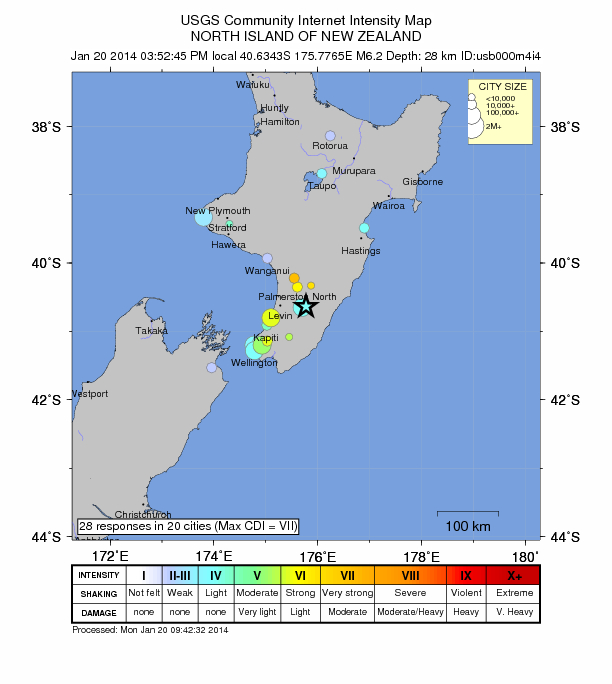 6.2 magnitude earthquake rattles New Zealand’s North Island Nz-jan-20-2014