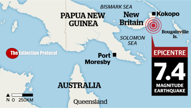 7.5 magnitude strikes the New Britain region of Papua New Guinea – 3rd large quake in two months Png-7